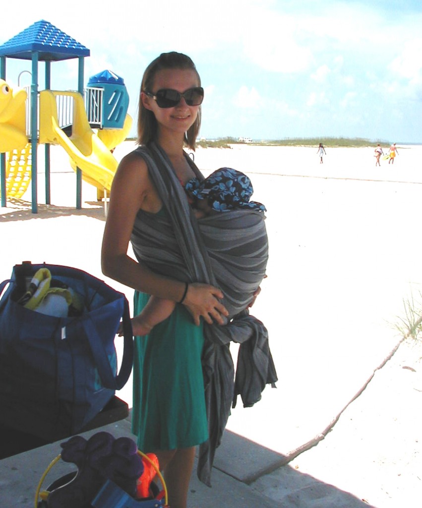 Silver Waves Abbreviated Front Wrap Cross Carry