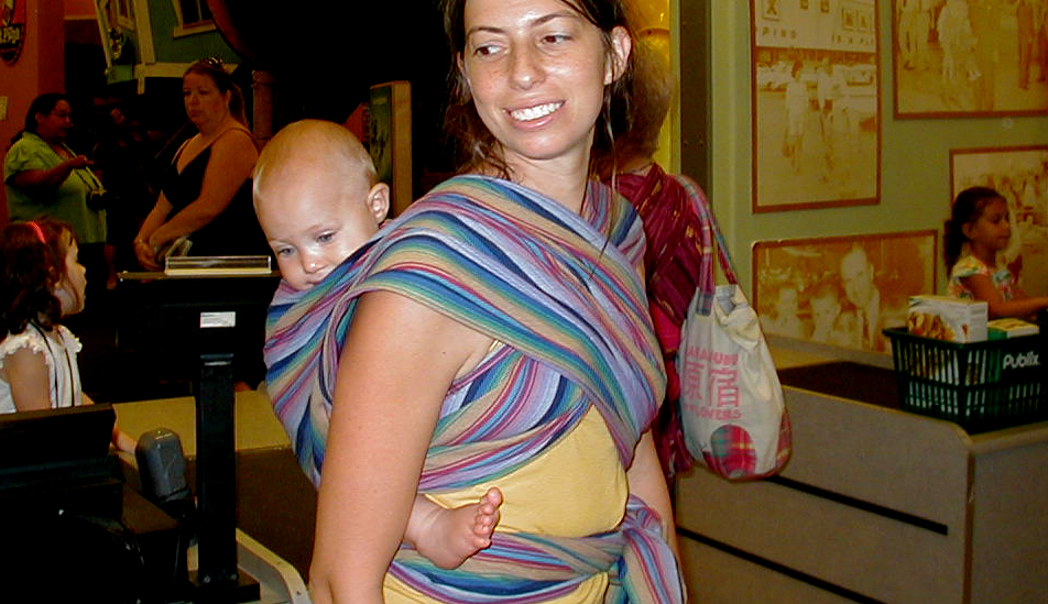 Rucksack Carry crossed over chest