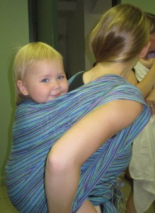 Laura accomplishes a back carry!