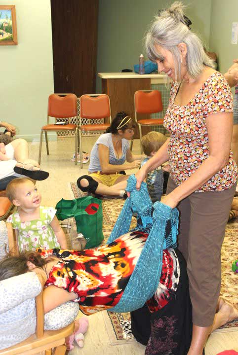 Gently Rocking Diana's Belly