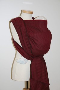 leobordeaux New Storchenwiege Leo Bordeaux baby wrap