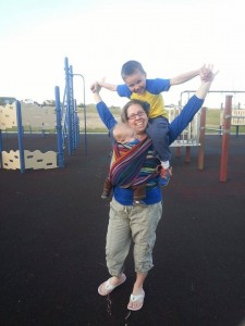 Wrapping and multi-tasking with older sibling