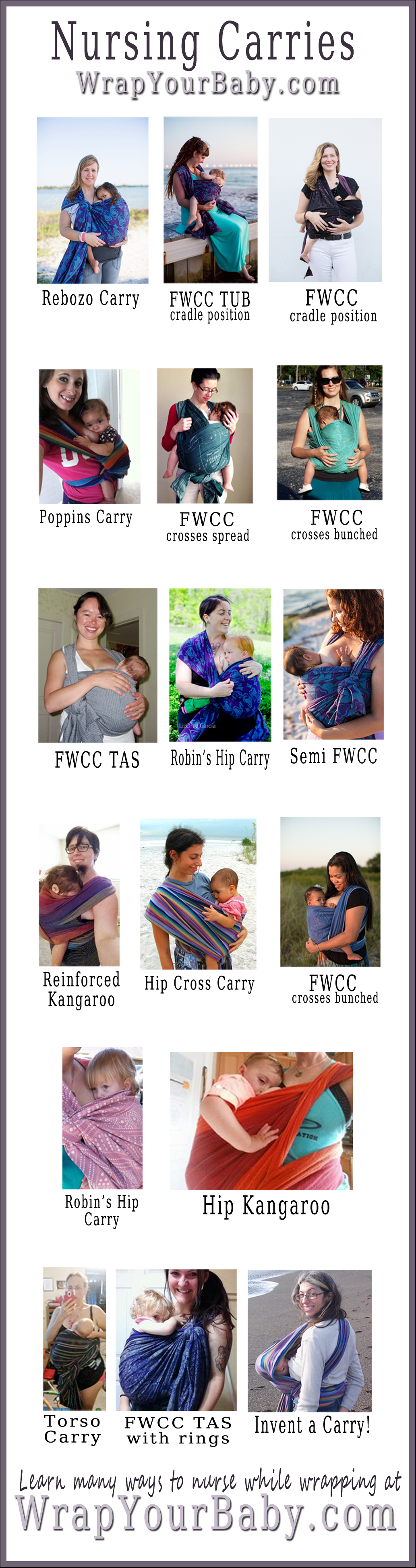 NursingCarries 15 Wrap Carries for Nursing Your Baby