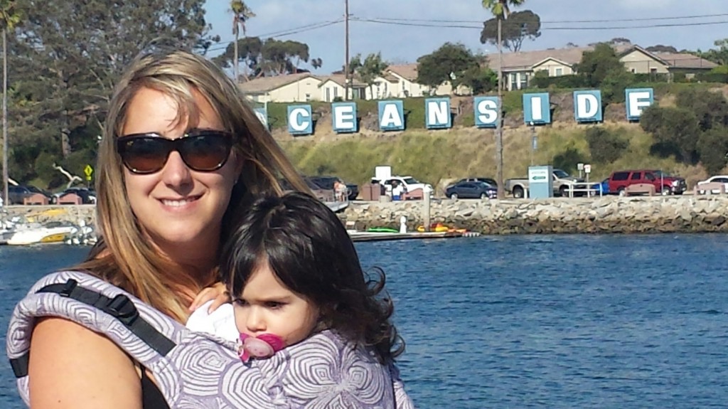 Camp Pendleton Babywearing Group at Oceanside.