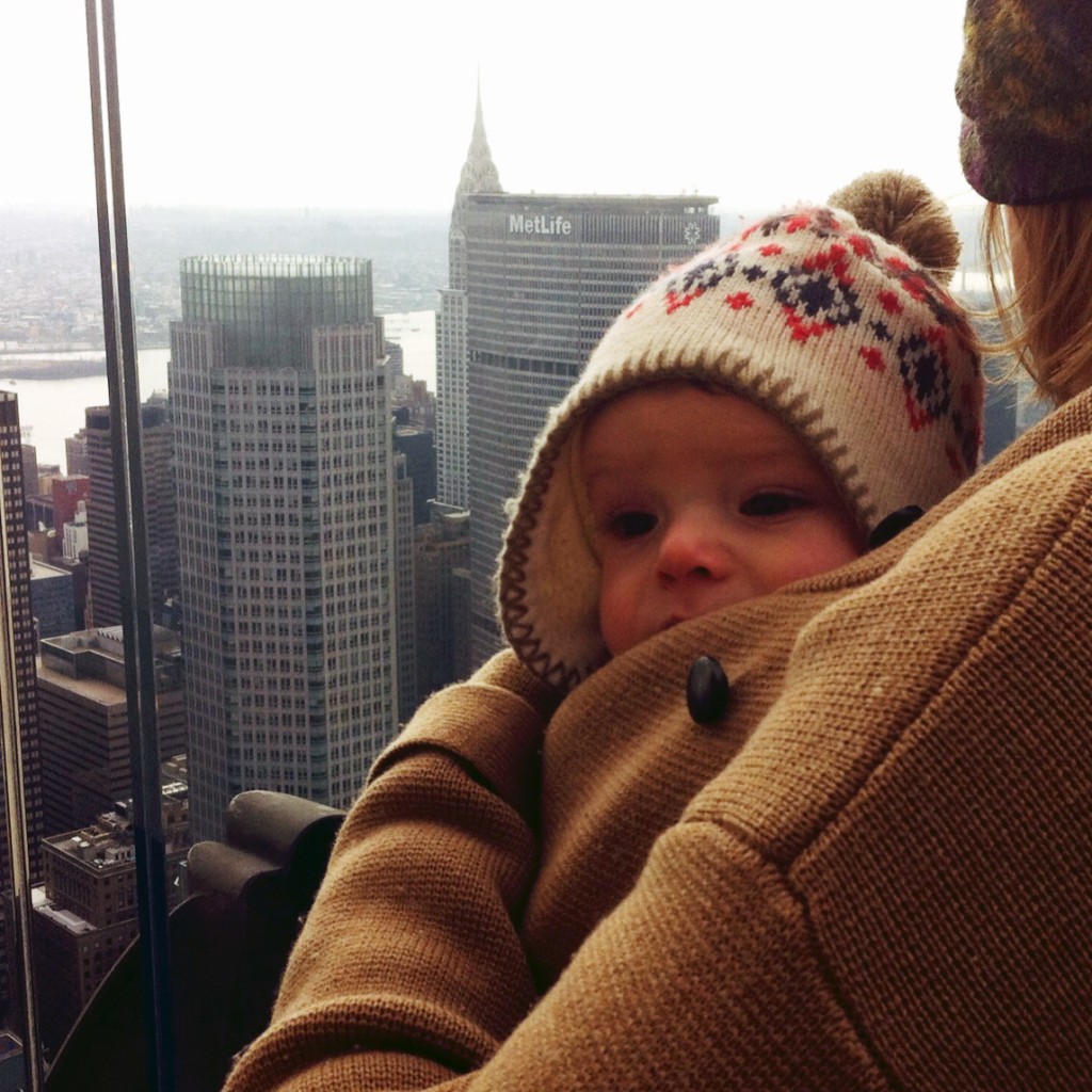 BWI of NYC Chrysler Buidling Babywearing