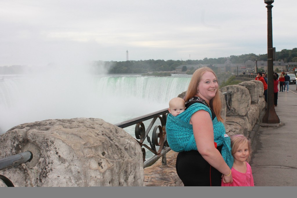 Babywearing at Niagara Falls