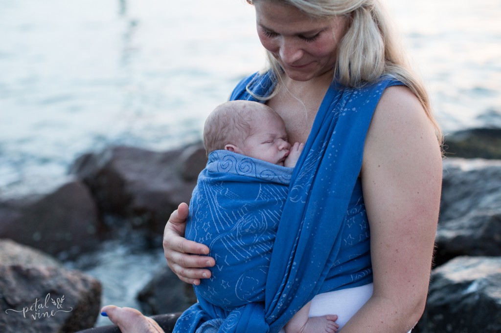 Newborn short FWCC in space goddess wrap