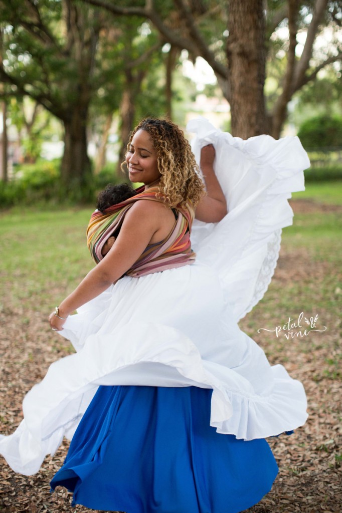 BabywearingBombaDance Bomba Dancing with baby