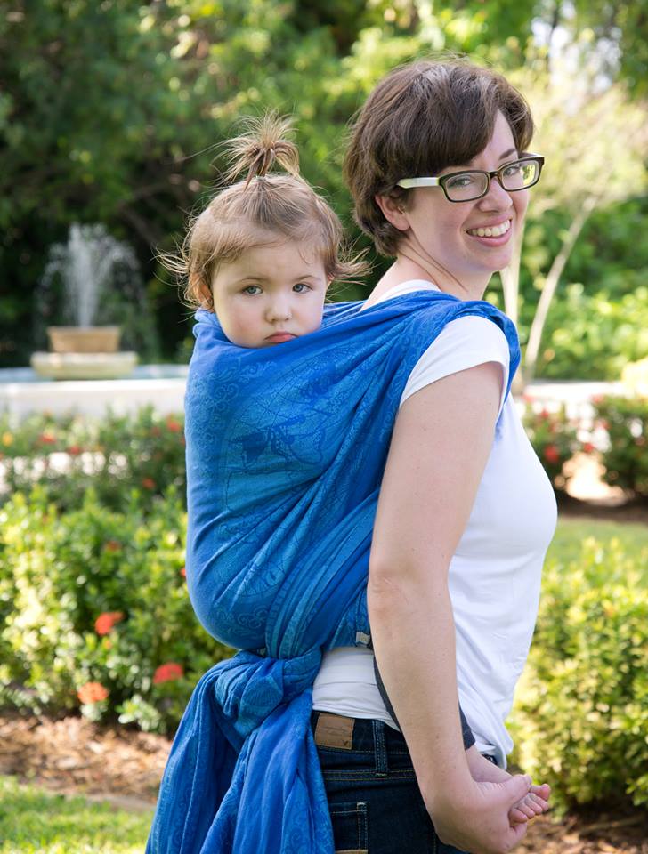 Natibaby Odyssey Blue Woven Wrap