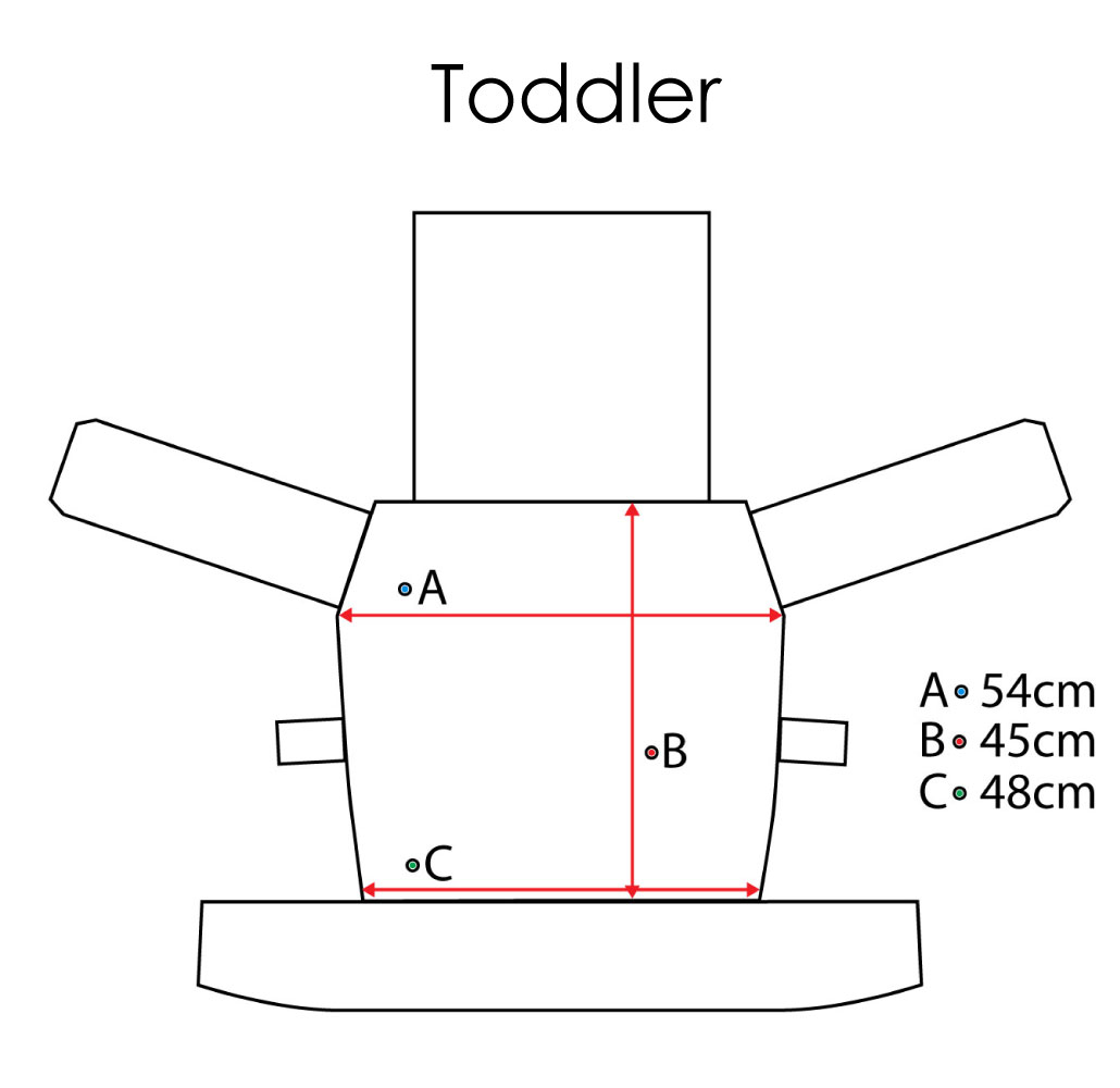 Toddler NatiGo Measurements